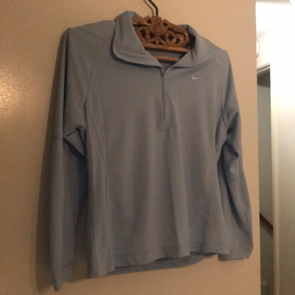 Light Blue Nike Quarter Zip